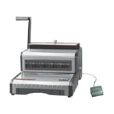 Máquina de encadernação em espiral de plástico