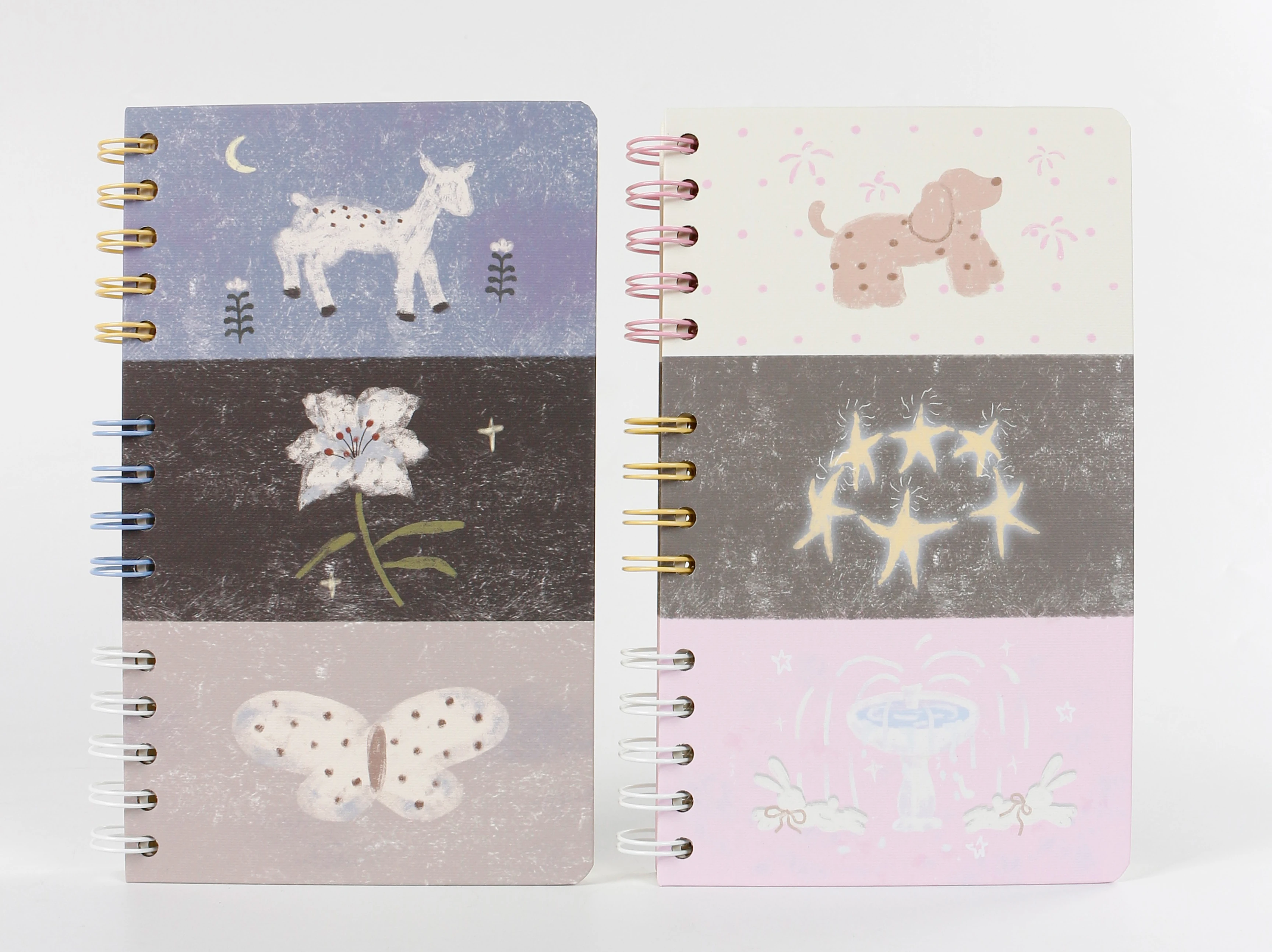 Premium custom notebook with a branded hardcover on a desk, showing the light-luxury finish that keeps a corporate gift journal in daily view